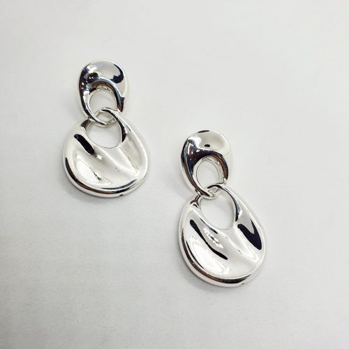 Hollow chunky earrings